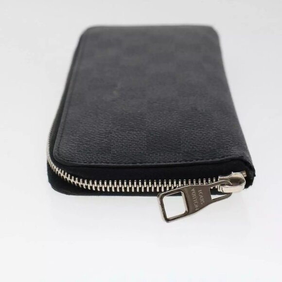 LOUIS VUITTON Damier Graphite Zippy Wallet Vertical Wallet - Picture 14 of 16